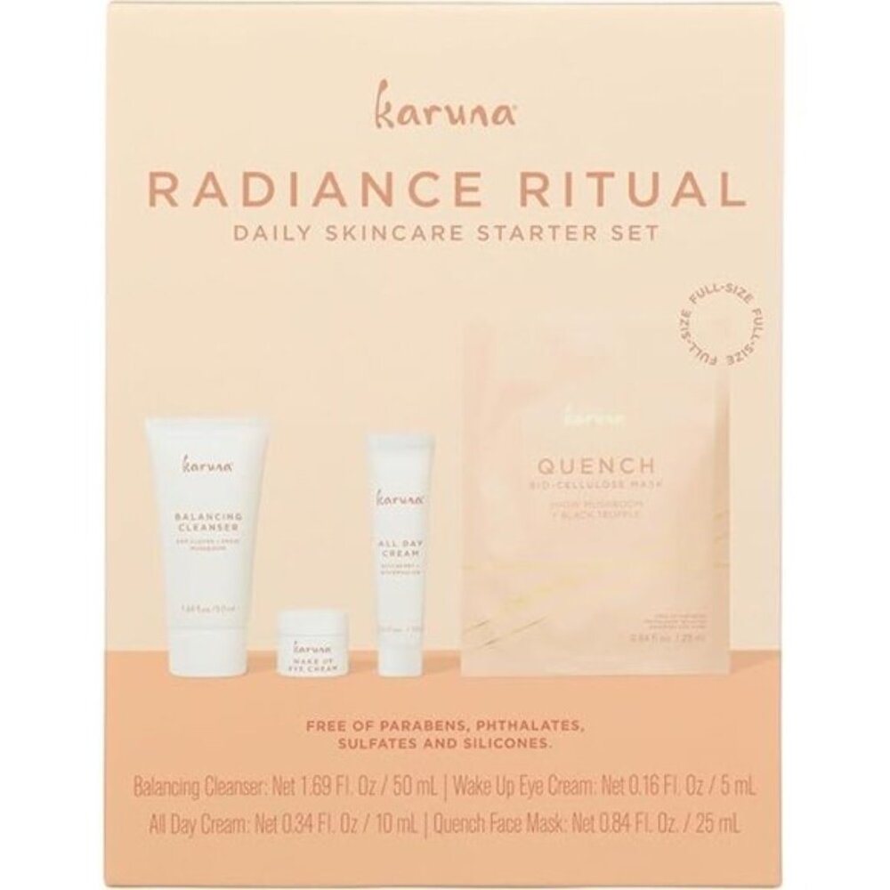 NEW- Karuna - Radiance Ritual Daily Skincare Starter Set